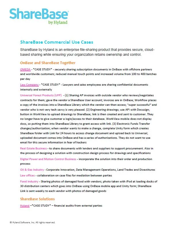 ShareBase, Commercial, Kyocera, Software, Document Management, Perfect Printz